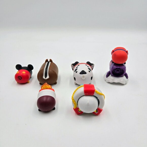 Disney Tsum Tsum Baymax Donald Duck Dalmatian Anger Chip Micky Mouse PVC Toy Lot - Picture 5 of 9